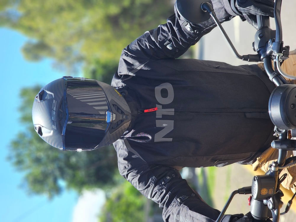 Campera Cordura NTO Fusion Summer Evo Hombre Negra